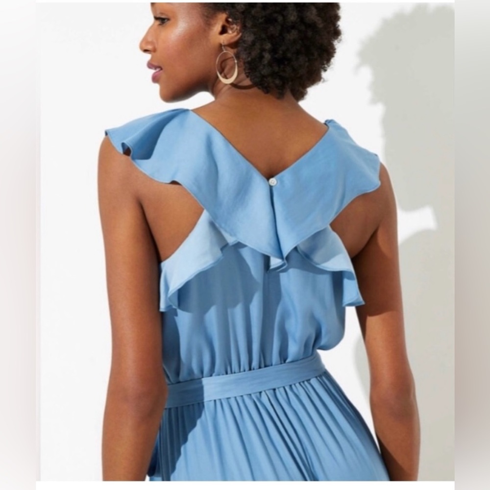 Loft Ruffle Tiered Midi Dress - Picture 3 of 12